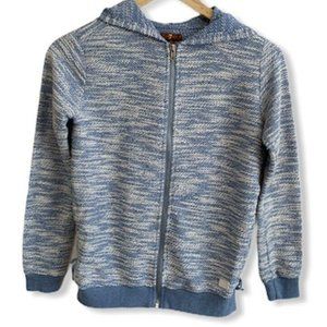 SEVEN FOR ALL MANKIND GIRLS BLUE HOODIE SIZE XL